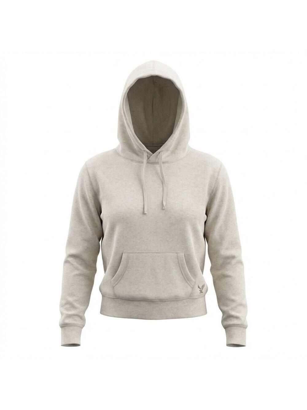 American Eagle Outfitters Hoodie XS Beige Soft Pullover Kangaroo Pocket cozy